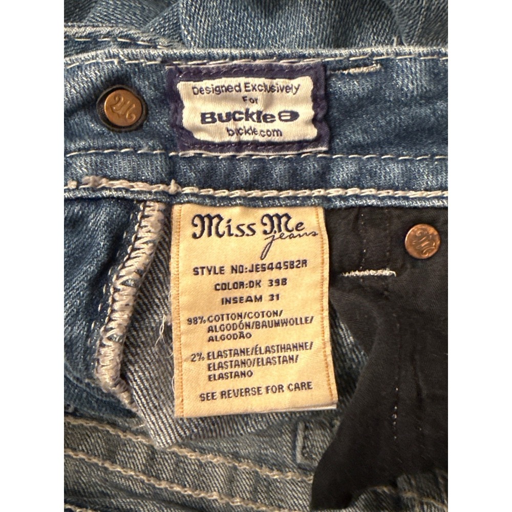 Miss Me Jeans Size 24 JE5445B2R Bootcut EXCELLENT CONDITION!! - Picture 15 of 16